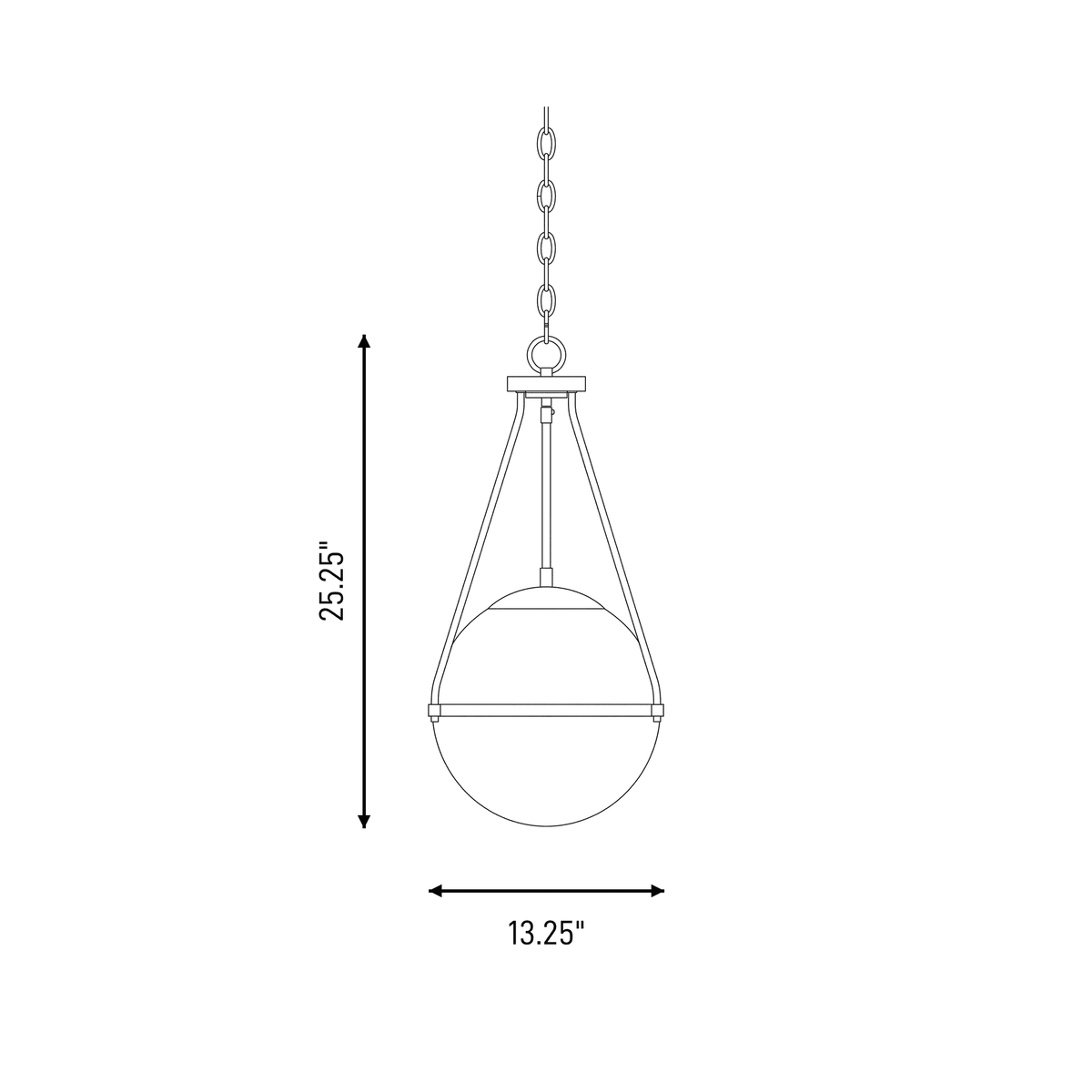 Meridian 1-Light Pendant