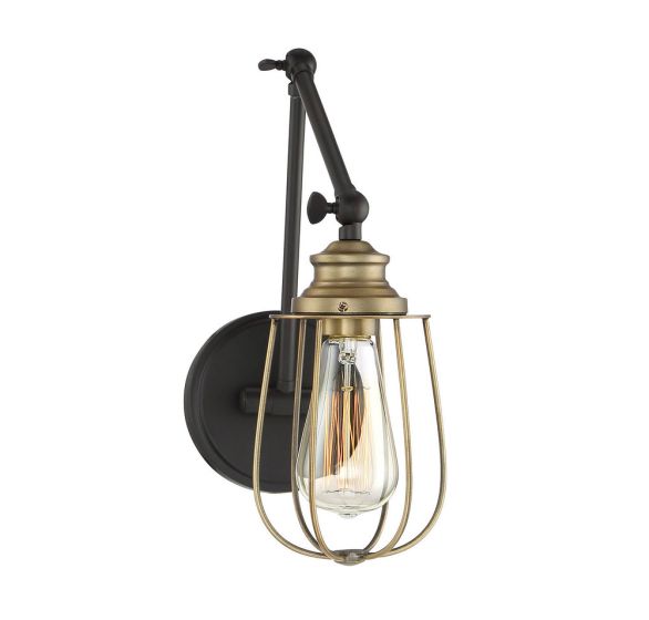 1-Light Adjustable Wall Sconce