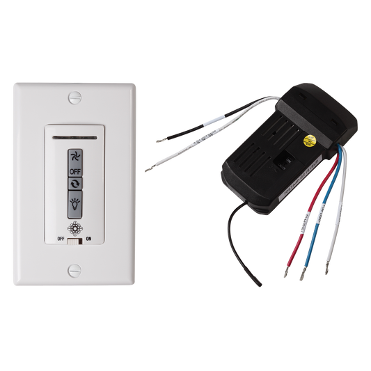 Hardwired wall remote control/receiver.
