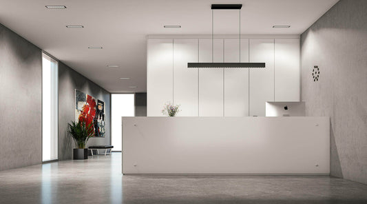 Pinpoint 48in Multi-spot Linear Pendant, Zero gravity canopy