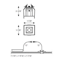 PinPoint Recessed 5CCT downlight with 1 spot light