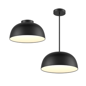 Napa 20in fixture - 2in1 Pendant and Flush mount
