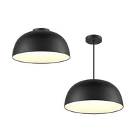 Napa 30in fixture - 2in1 Pendant and Flush mount