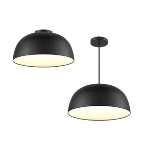 Napa 30in fixture - 2in1 Pendant and Flush mount