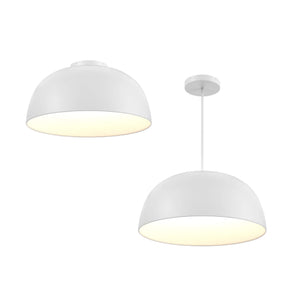 Napa 30in fixture - 2in1 Pendant and Flush mount