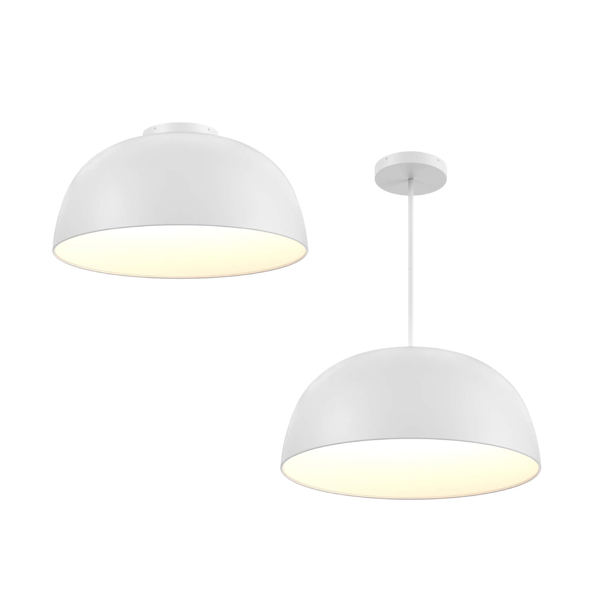 Napa 30in fixture - 2in1 Pendant and Flush mount