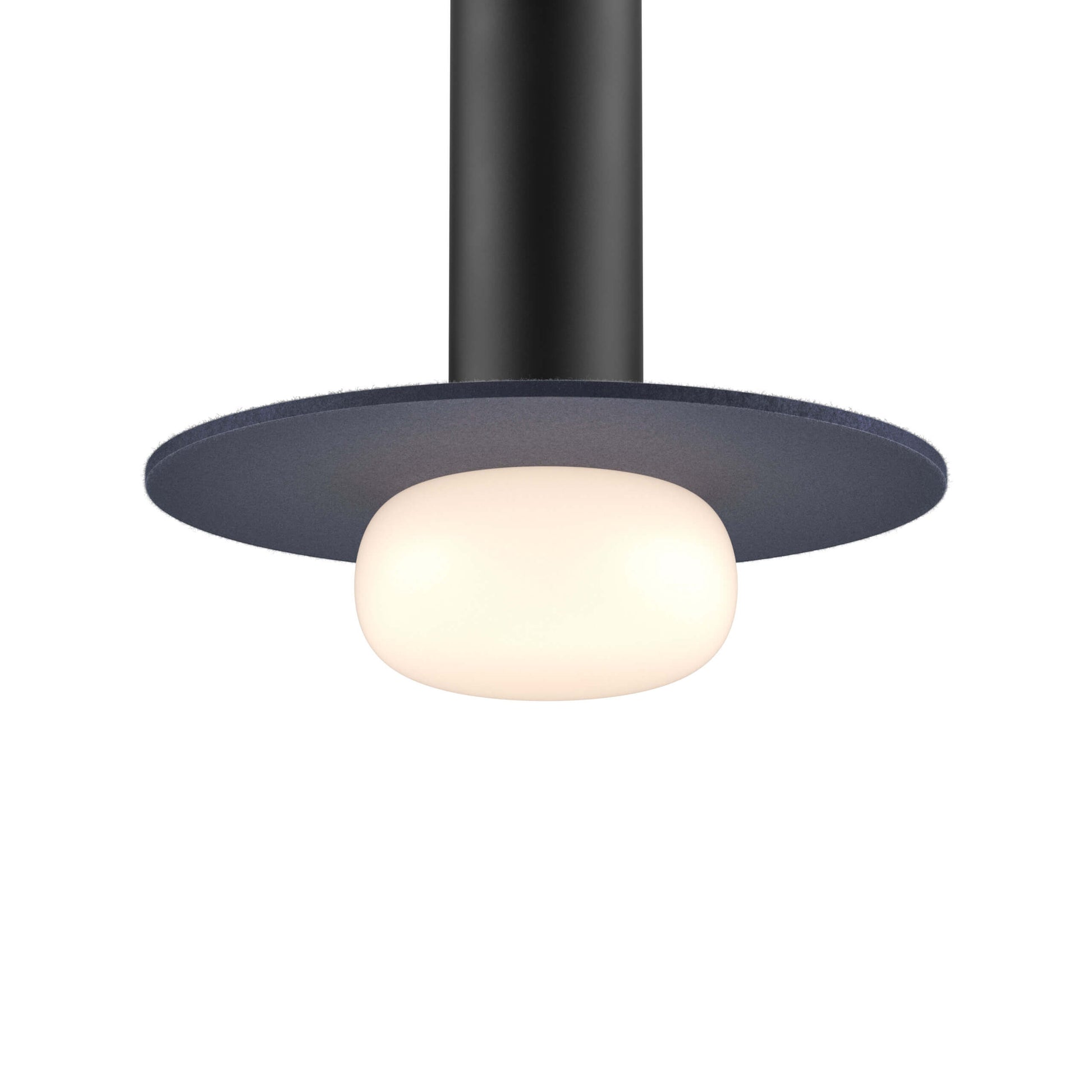Pillar Glass ball and felt disk
