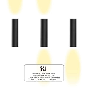 Pillar 24in Round Wall Sconce