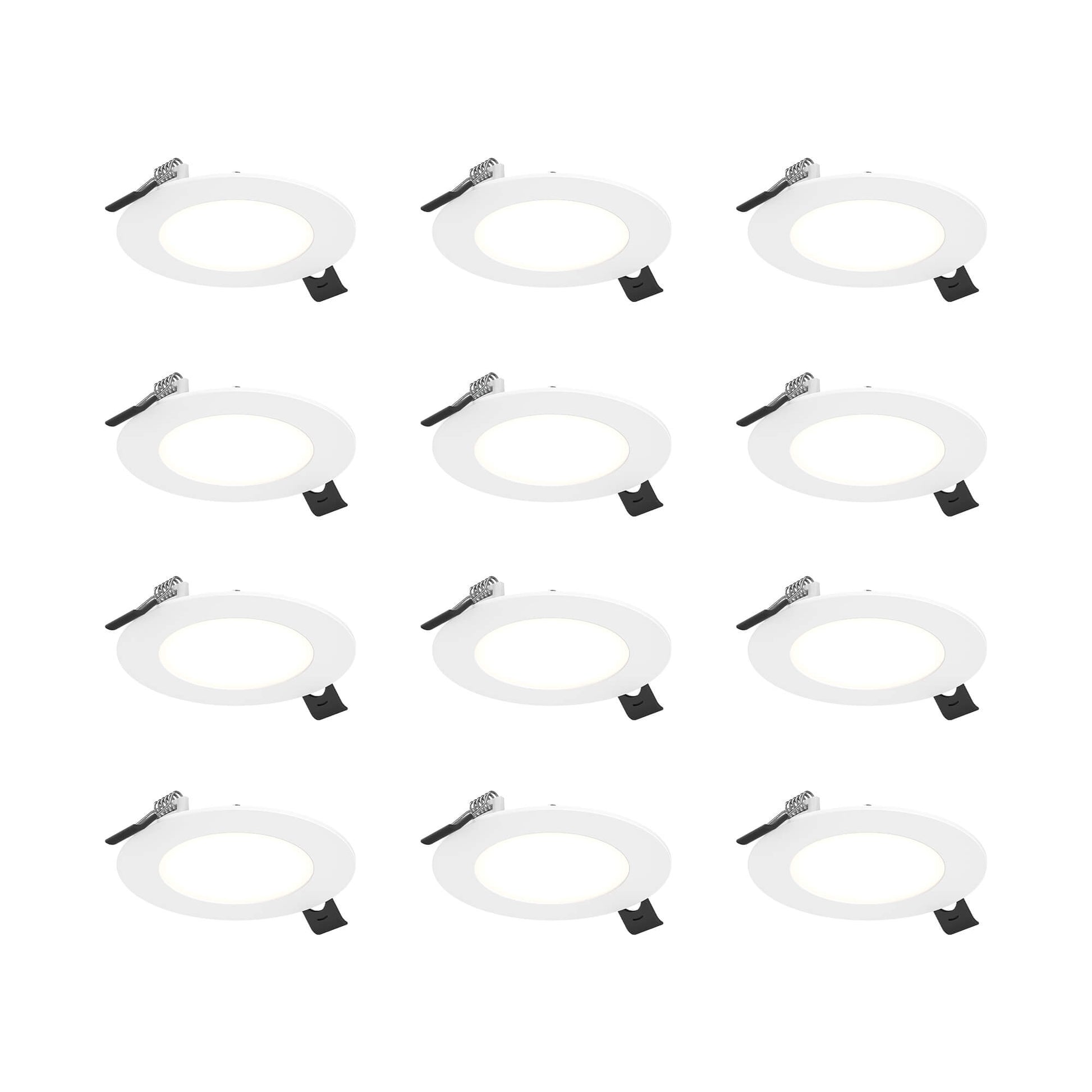 Reach Kit of 12 - 4in Round LED Panel, White