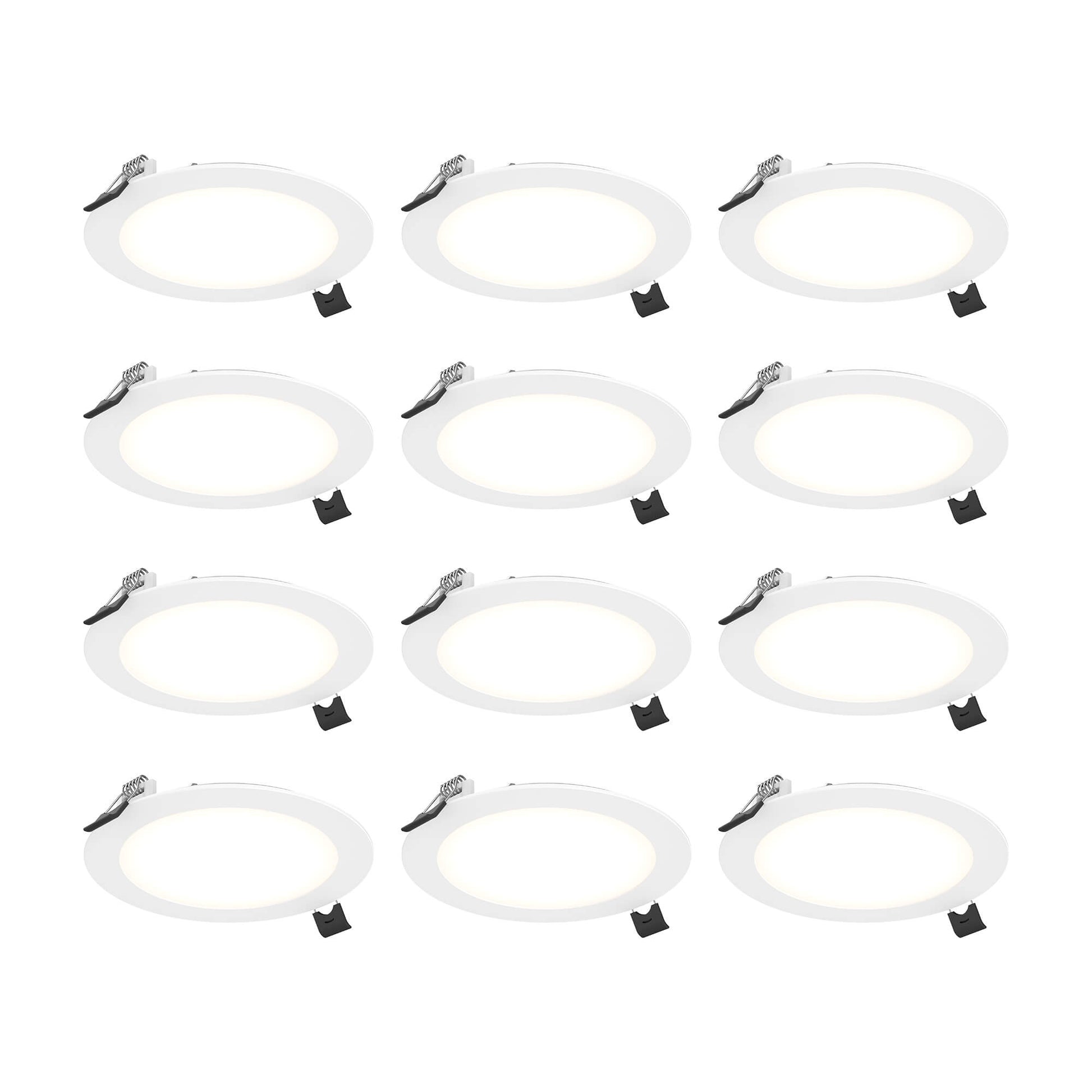 Reach Kit of 12 - 6in Round LED Panel, White