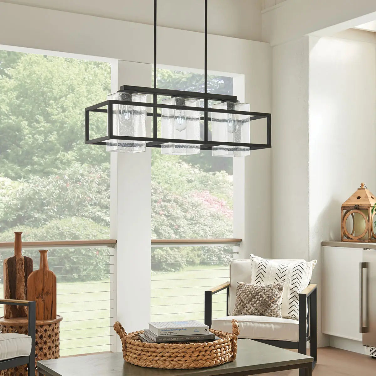 Wright Outdoor Linear Chandelier 3Lt