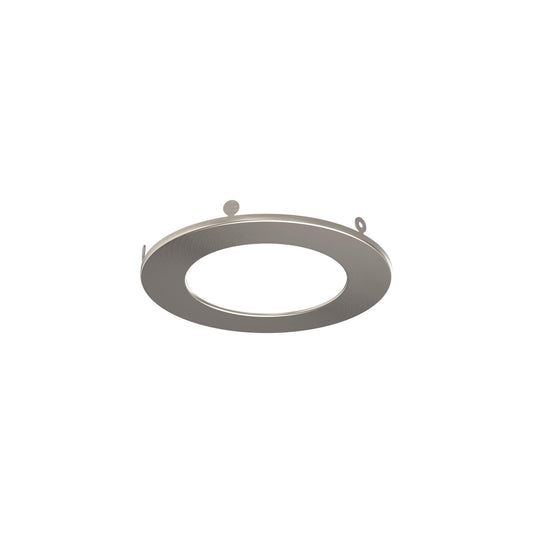4" Recessed add-on trim in Satin Nickel