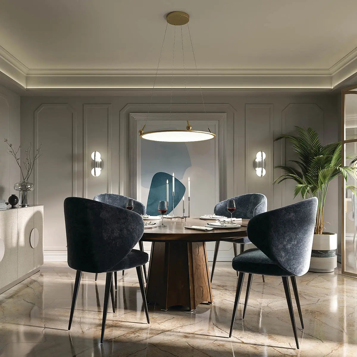 Jovian Edgelit Chandelier