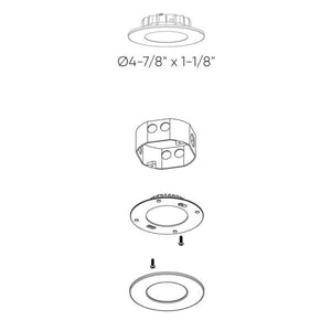 Alter Series 4 Inch Recessed Retrofit LED Light 5CCT