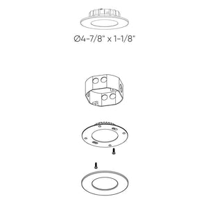 Alter Series 4 Inch Recessed Retrofit LED Light