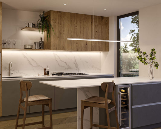 Current 60'' slim linear pendant, 5CCT