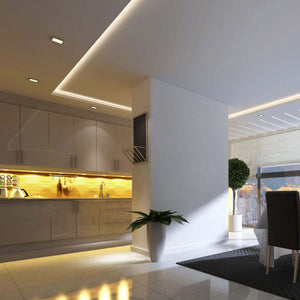 Mystique 6 Inch Square LED Recessed Panel Light with Multi Trim
