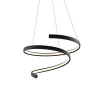 Helix 20" Spiral pendant