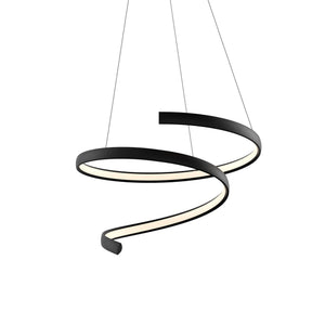 Helix 20" Spiral pendant