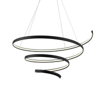 Helix 34" Spiral pendant