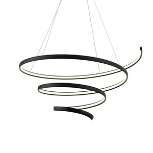 Helix 34" Spiral pendant