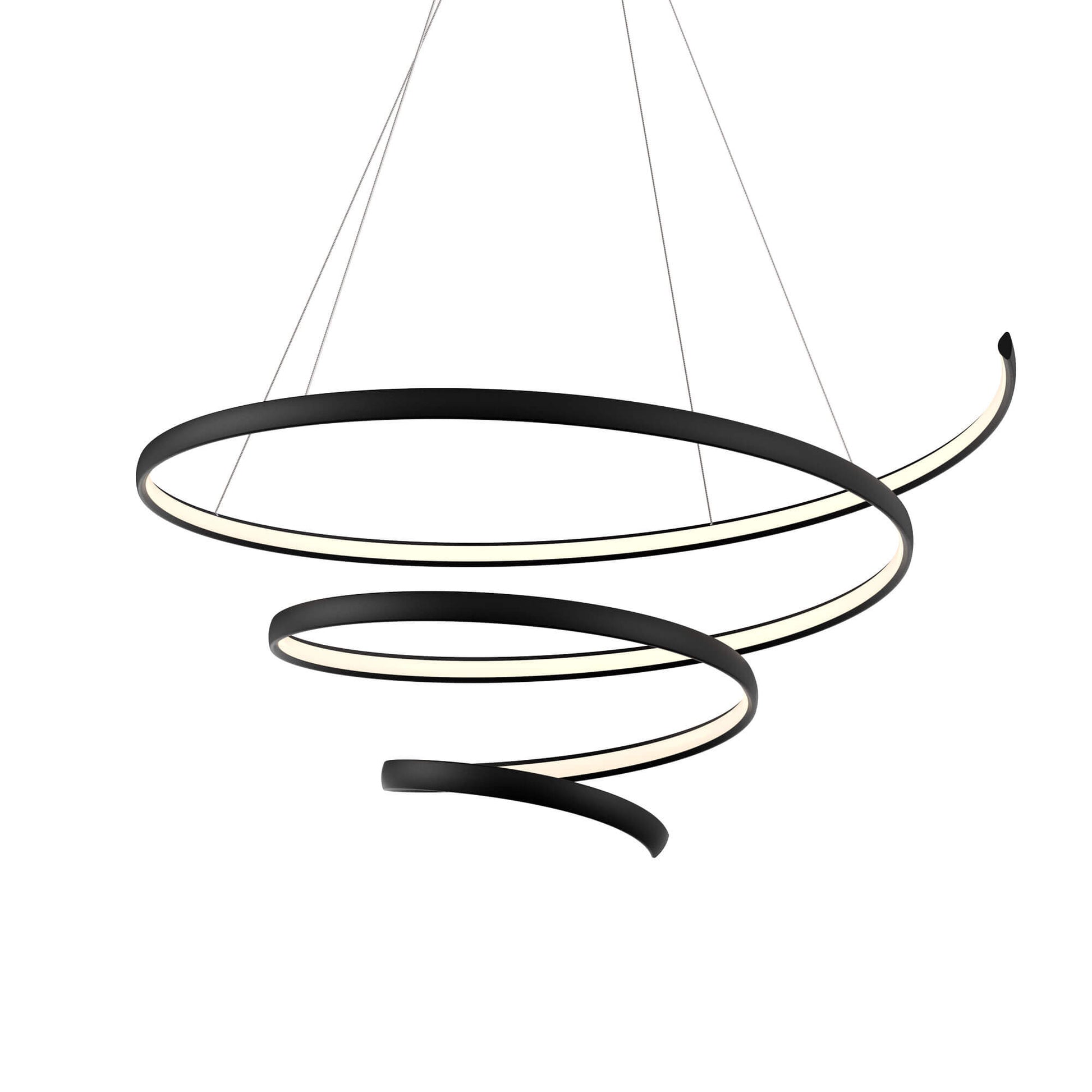 Helix 34" Spiral pendant