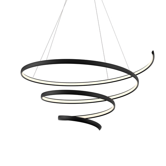 Helix 34" Spiral pendant