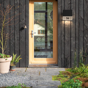Alto Exterior LED wall mount with address numbers