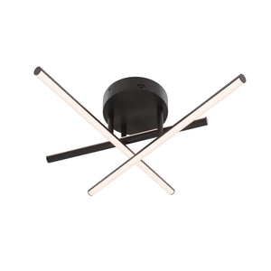 Asterisk Three branch Flush mount