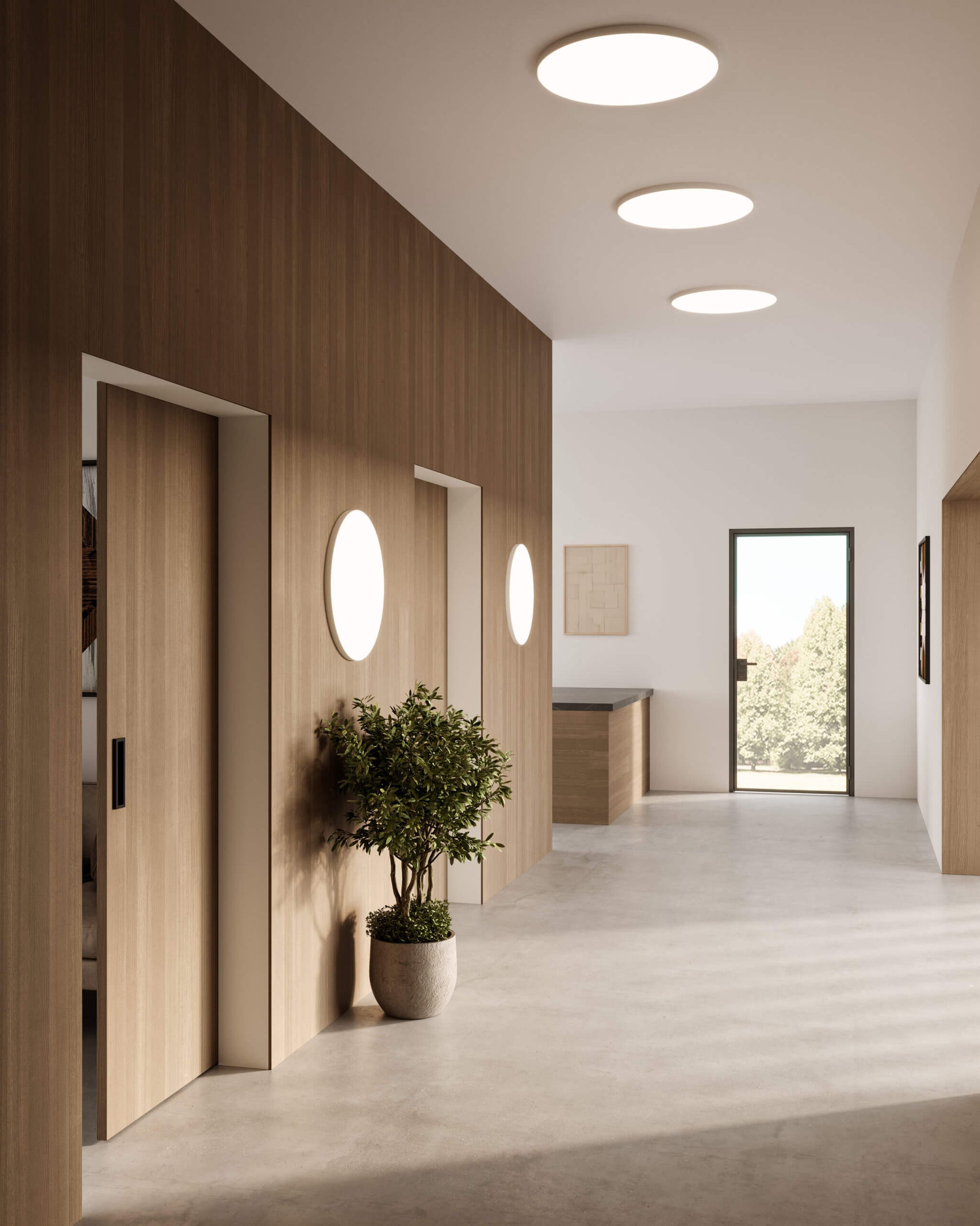 Fusion 12in Trimless flush mount, 5CCT