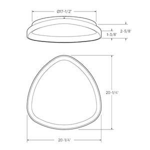 Pyra Trimless Flush Mount