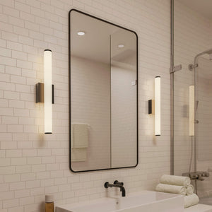 VELA 46in round vanity light, 5CCT