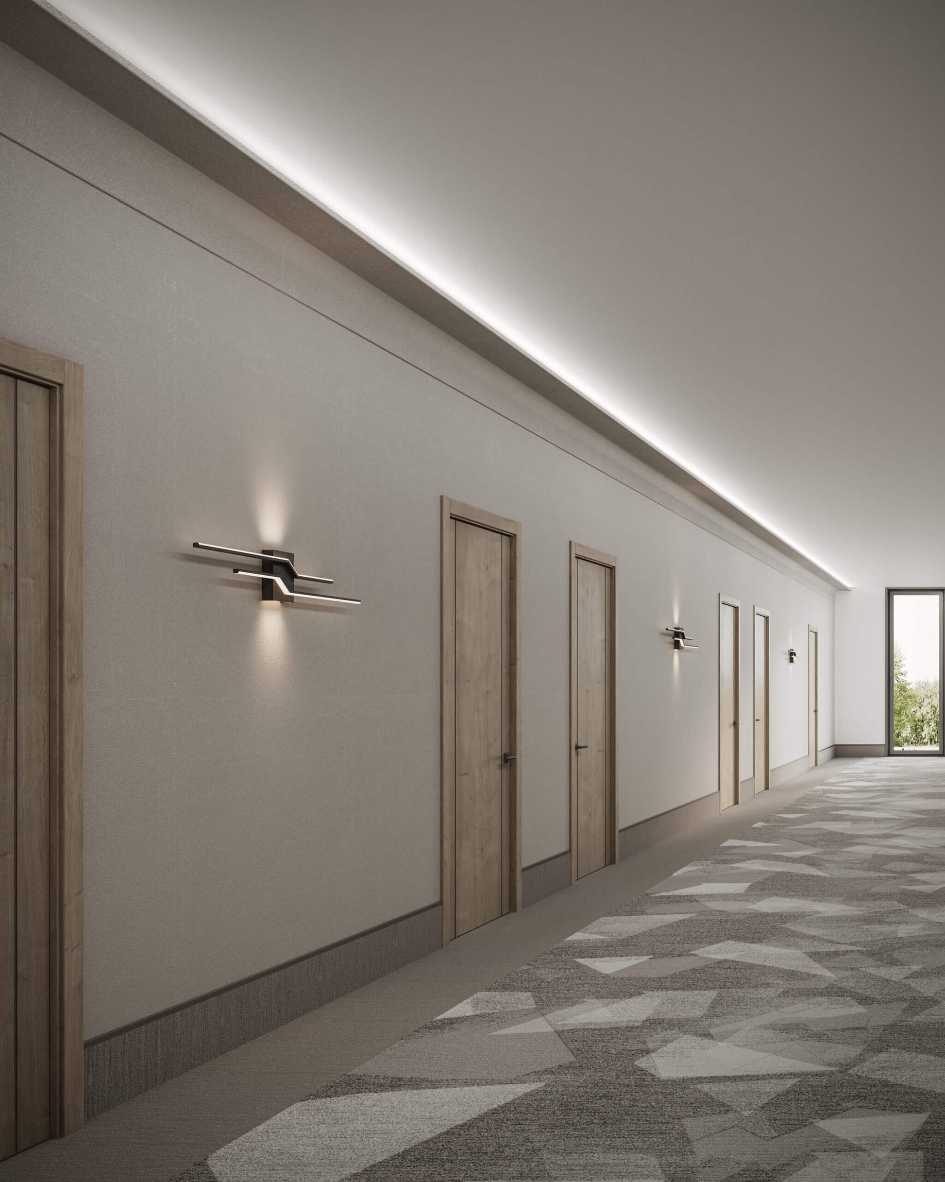 Lightning Double Line Wall Mount