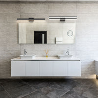 Aria Rectangular 36in Swivel Vanity Wall Sconce