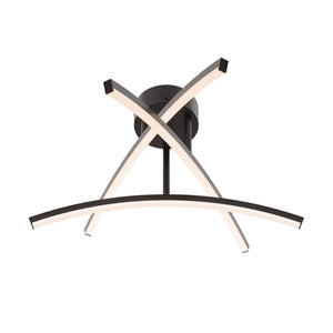 Sway 3 Curved Branch Flush Mount