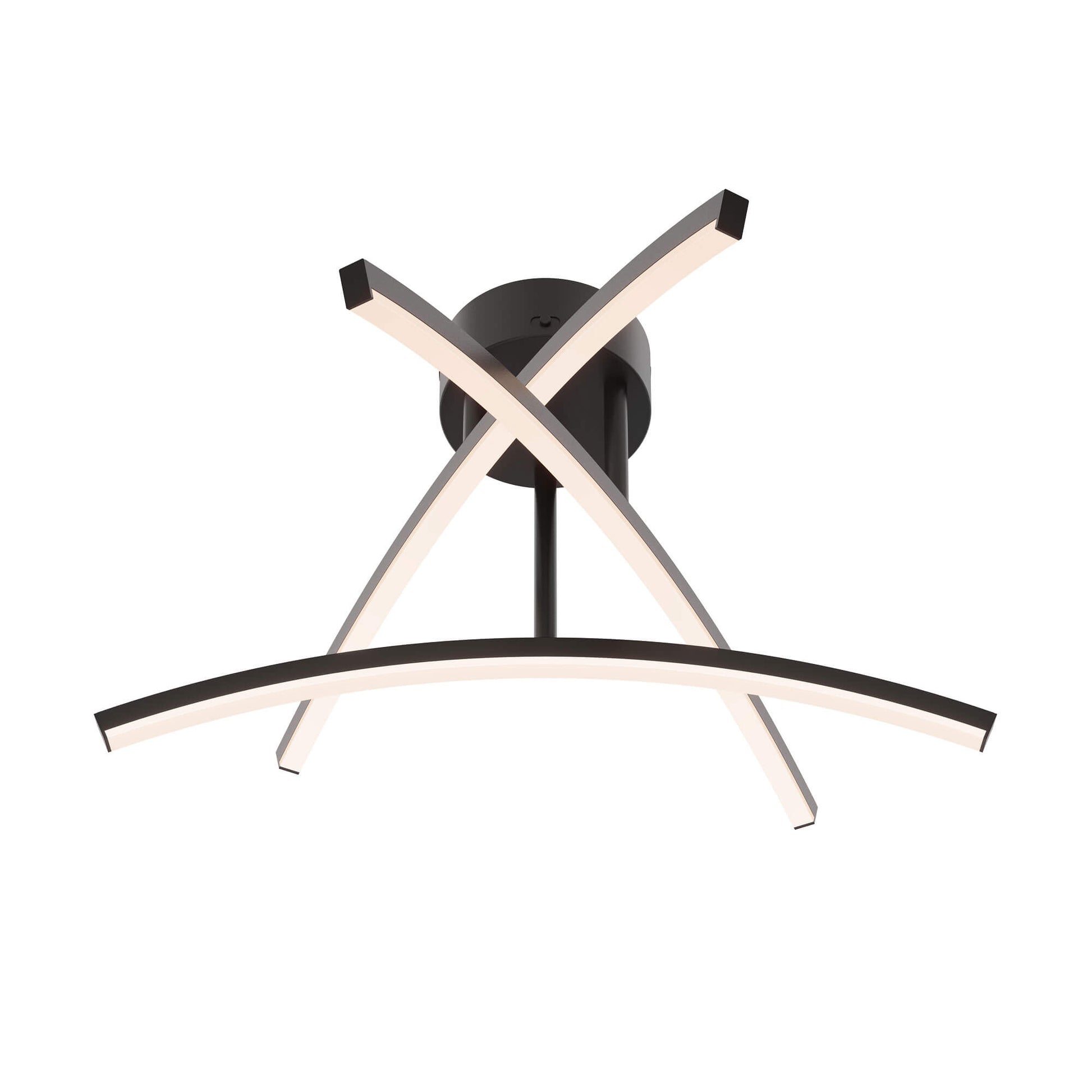 Sway 3 Curved Branch Flush Mount