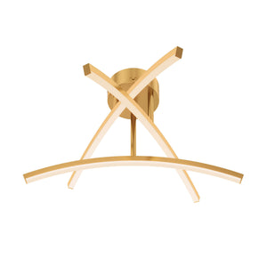Sway 3 Curved Branch Flush Mount