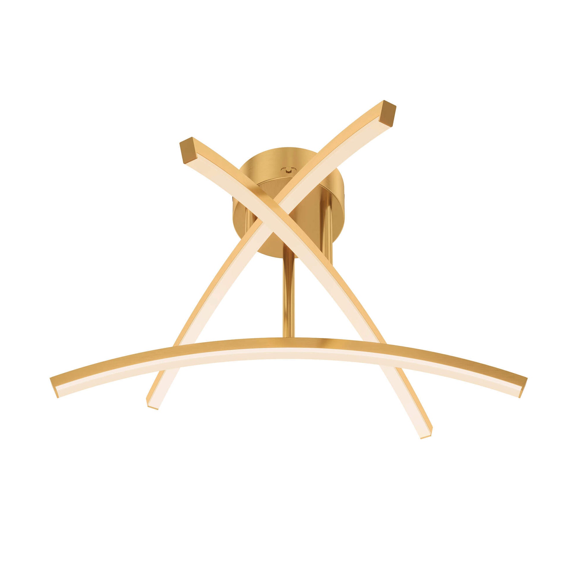 Sway 3 Curved Branch Flush Mount