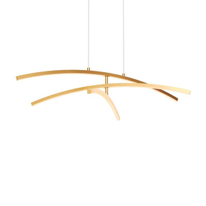 Sway 3 Curved Branch Pendant