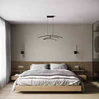 Sway 3 Curved Branch Pendant