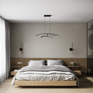 Sway 3 Curved Branch Pendant