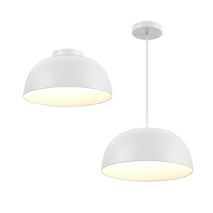 Napa 20in fixture - 2in1 Pendant and Flush mount